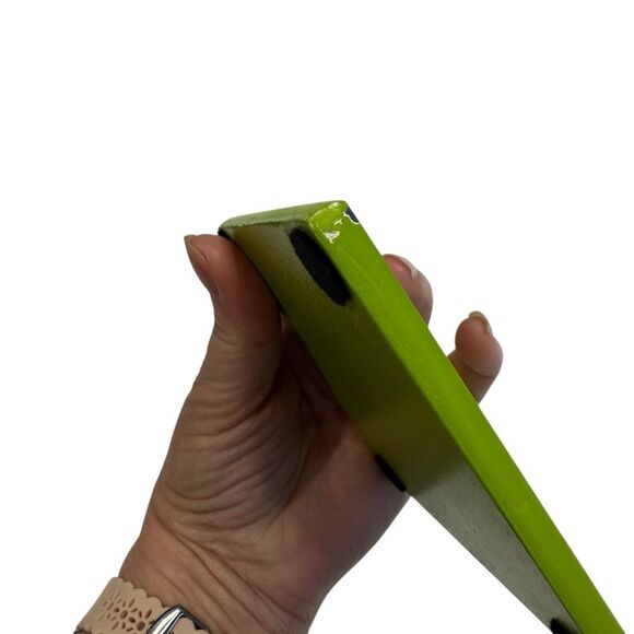 Pier 1 Imports Hand Painted Glass Top Wooden Coasters Set of Four in Box - Picture 10 of 16